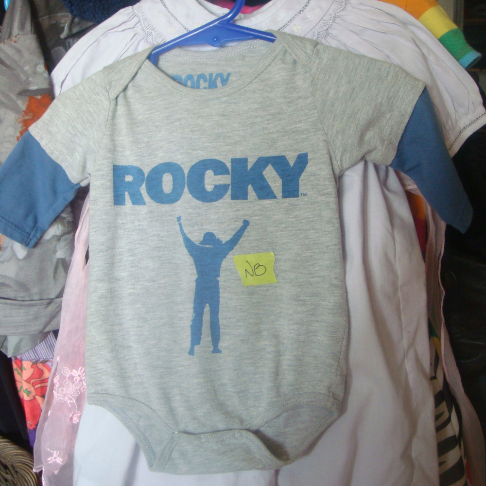 NB Boxing ROCKY SYLVESTER STALLONE Baby One Piece